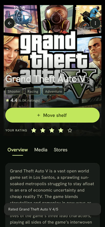 Rated game